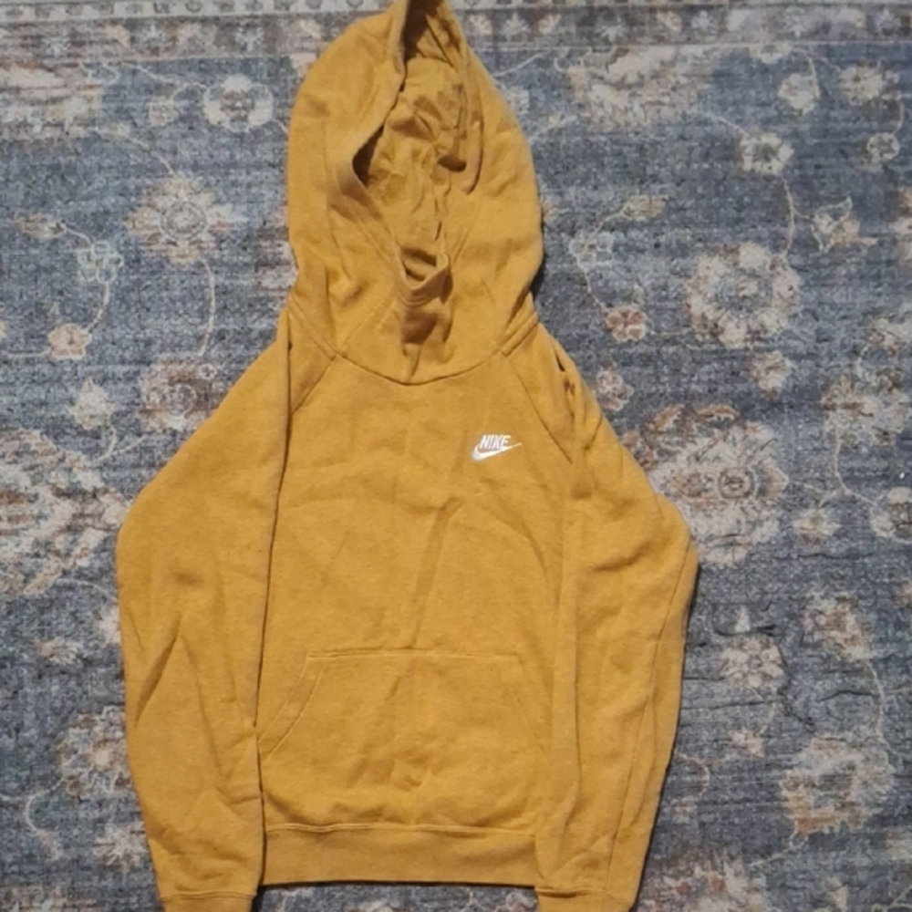 Nike Women's Yellow Hoodie Sweater